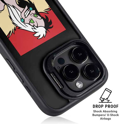 Disney Villains Cruella de Vil iPhone 14 Pro Max Kickstand Case