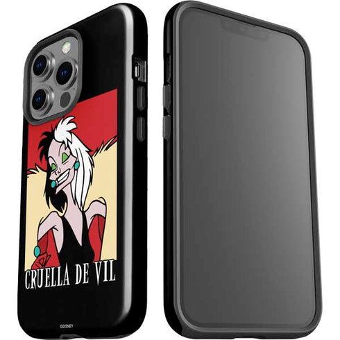 Disney Villains Cruella de Vil iPhone 15 Pro Impact Case