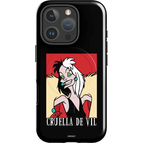 Disney Villains Cruella de Vil iPhone 16 Pro Magsafe Impact Case