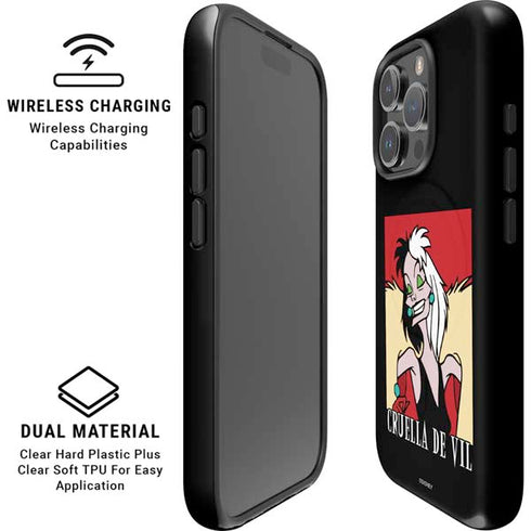 Disney Villains Cruella de Vil iPhone 16 Pro Magsafe Impact Case