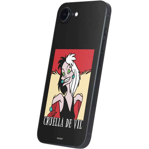 Disney Villains Cruella de Vil iPhone 16e Skin