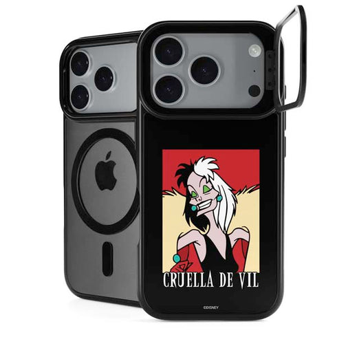 Disney Villains Cruella de Vil iPhone 18 Pro Kickstand Case
