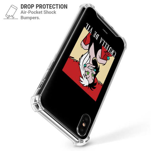Disney Villains Cruella de Vil iPhone X/XS Clear Case
