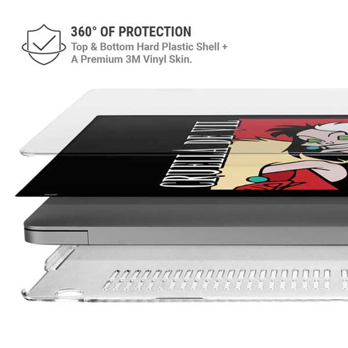 Disney Villains Cruella de Vil MacBook Pro 14in (2021-24) Case plus Skin