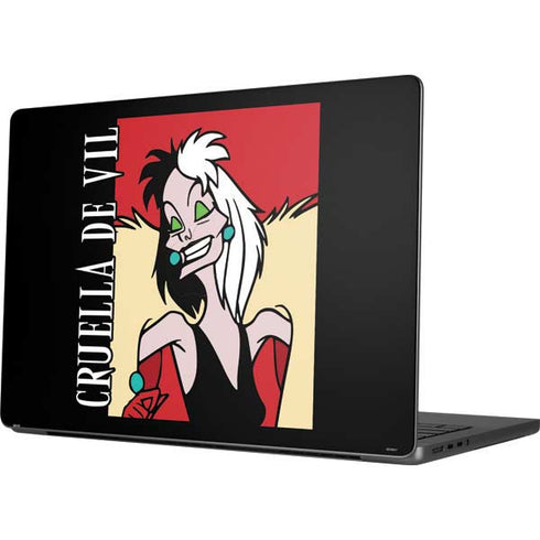 Disney Villains Cruella de Vil Apple MacBook Pro 14-inch Skin