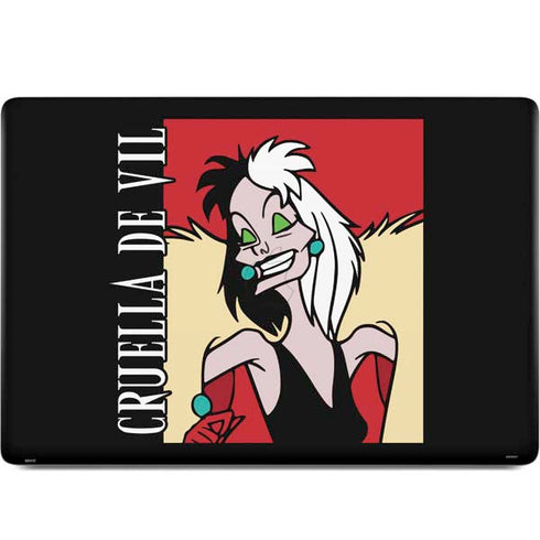 Disney Villains Cruella de Vil MacBook Skins