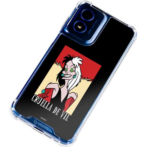 Disney Villains Cruella de Vil Moto G 5G (2024) Clear Case