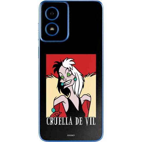 Disney Villains Cruella de Vil Moto G Play 4G (2024) Skin