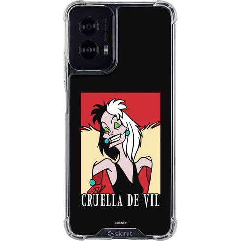 Disney Villains Cruella de Vil Moto G Power 5G (2024) Clear Case