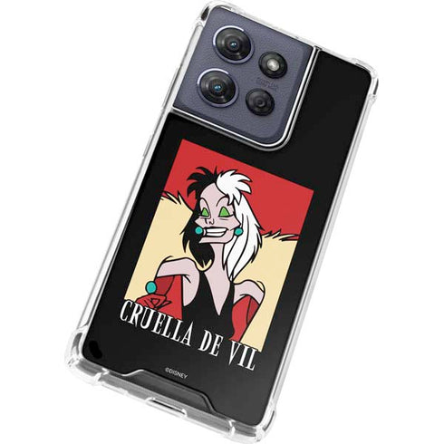 Disney Villains Cruella de Vil Moto G Power 5G (2025) Clear Case
