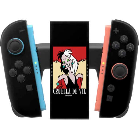 Disney Villains Cruella de Vil Nintendo Switch 2 (2025) Joy-Con Controller Skin
