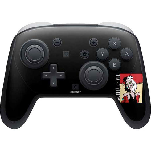 Disney Villains Cruella de Vil Nintendo Switch 2 (2025) Pro Controller Skin