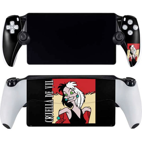 Disney Villains Cruella de Vil PlayStation PS5 Skins