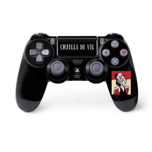 Disney Villains Cruella de Vil PlayStation PS4 Skins