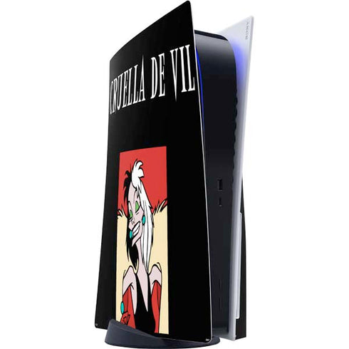 Disney Villains Cruella de Vil PlayStation PS5 Skins