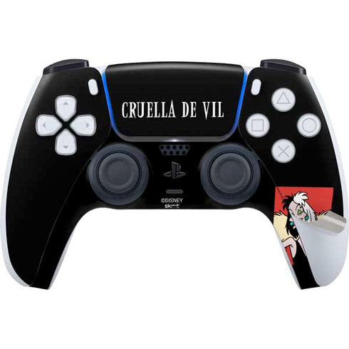 Disney Villains Cruella de Vil PS5 Pro Disk Bundle Skin