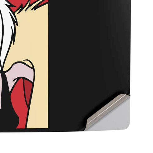 Disney Villains Cruella de Vil PS5 Pro Disk Console Skin