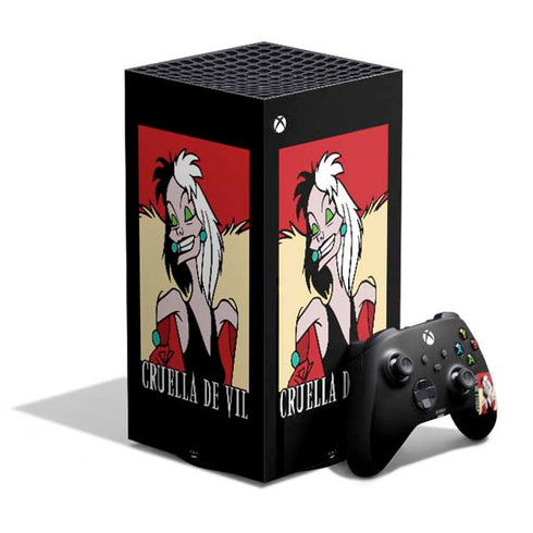Disney Villains Cruella de Vil XBox Series X Digital Edition Bundle Skin