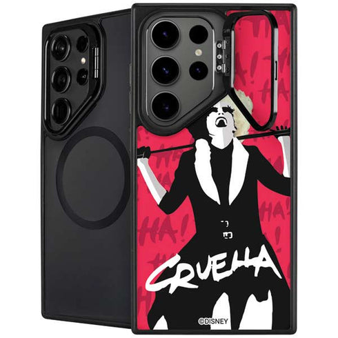 Disney Cruella (2021) Evil Laugh Galaxy S25 Ultra Kickstand Case