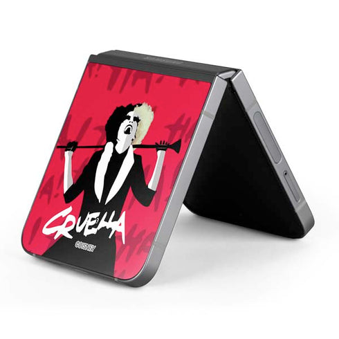 Disney Cruella (2021) Evil Laugh Galaxy Z Flip6 Skin