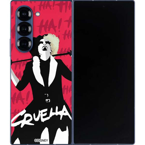 Disney Cruella (2021) Evil Laugh Galaxy Z Fold6 Skin