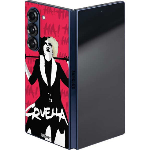 Disney Cruella (2021) Evil Laugh Galaxy Z Fold6 Skin