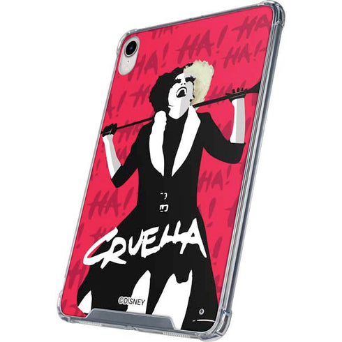Disney Cruella (2021) Evil Laugh iPad 11th Gen (2025) Clear Case