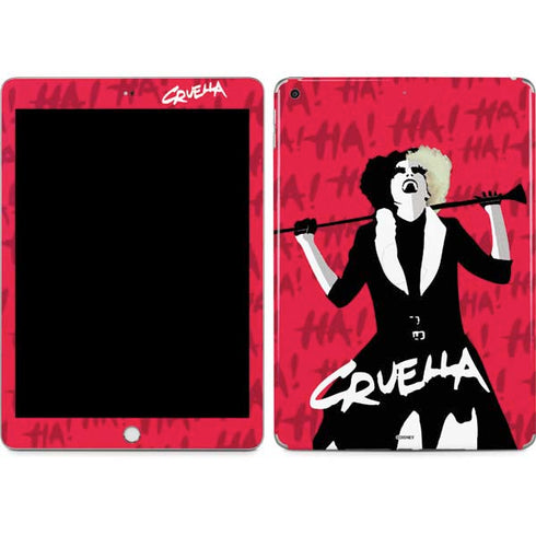 Disney Cruella (2021) Evil Laugh Apple iPad Skin