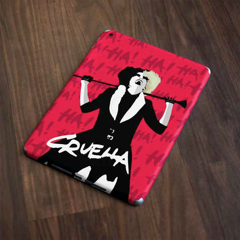 Disney Cruella (2021) Evil Laugh Apple iPad Skin