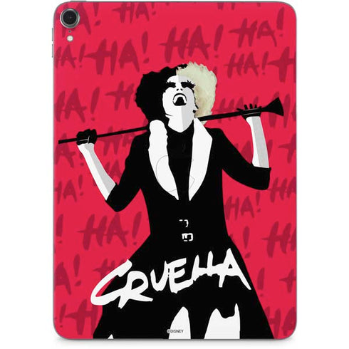 Disney Cruella (2021) Evil Laugh Apple iPad Pro Skin