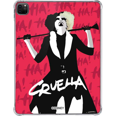 Disney Cruella (2021) Evil Laugh iPad Pro 11in (2024) Clear Case