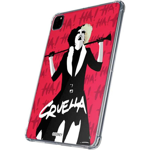 Disney Cruella (2021) Evil Laugh iPad Pro 11in (2024) Clear Case