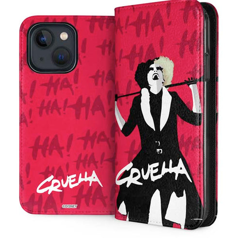 Disney Cruella (2021) Evil Laugh iPhone 15 Plus Folio Case