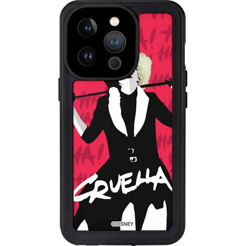 Disney Cruella (2021) Evil Laugh iPhone 15 Pro Waterproof Case