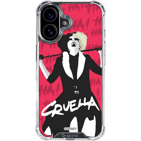 Disney Cruella (2021) Evil Laugh iPhone 16 Clear Case