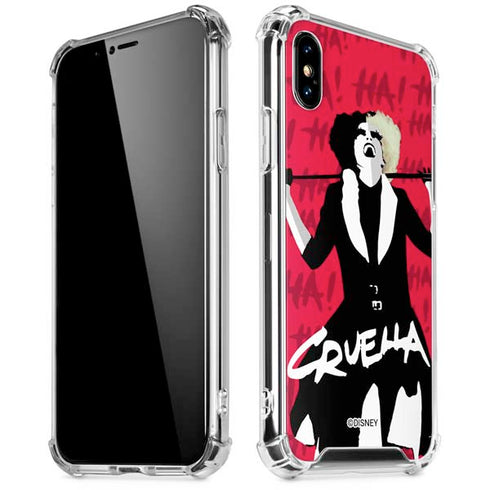 Disney Cruella (2021) Evil Laugh iPhone X/XS Clear Case