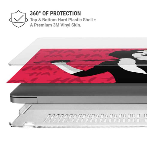 Disney Cruella (2021) Evil Laugh MacBook Pro 14in (2021-24) Case plus Skin