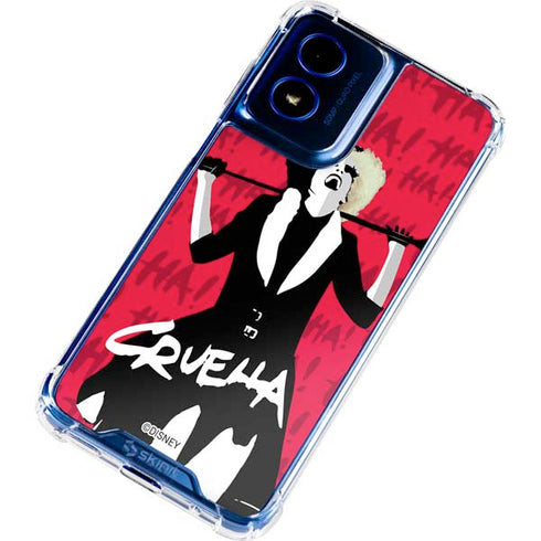 Disney Cruella (2021) Evil Laugh Moto G Play 4G (2024) Clear Case