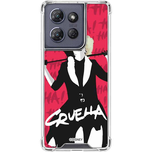 Disney Cruella (2021) Evil Laugh Moto G Power 5G (2025) Clear Case