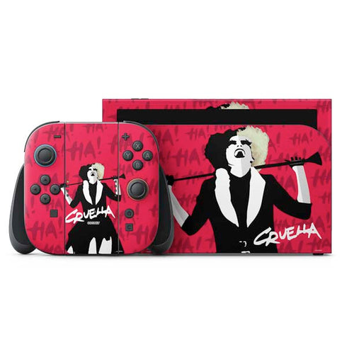 Disney Cruella (2021) Evil Laugh Nintendo Skins