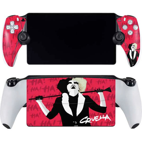 Disney Cruella (2021) Evil Laugh PlayStation Portal Remote Player Skin