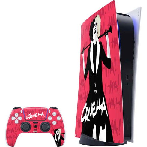 Disney Cruella (2021) Evil Laugh PlayStation PS5 Skins
