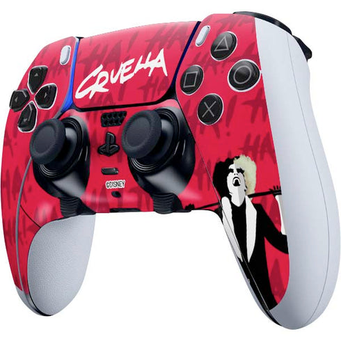 Disney Cruella (2021) Evil Laugh PS5 DualSense Edge Pro Controller Skin
