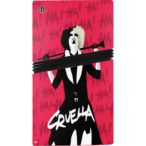 Disney Cruella (2021) Evil Laugh PS5 Pro Console Skin