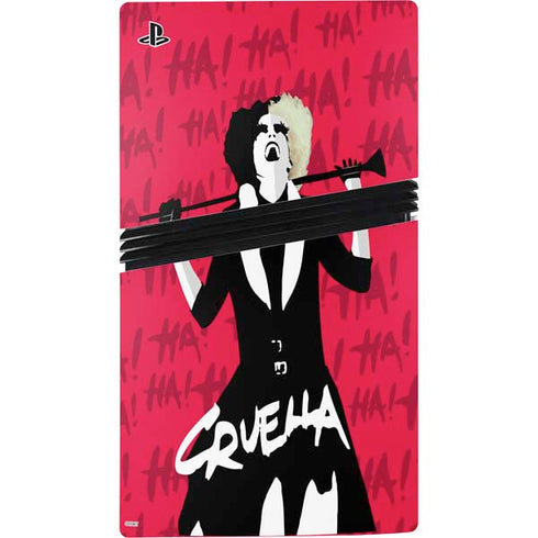 Disney Cruella (2021) Evil Laugh PS5 Pro Disk Bundle Skin