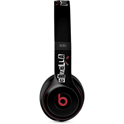 Disney Cruella (2021) Logo and Lipstick Beats Solo 3 Wireless Skin