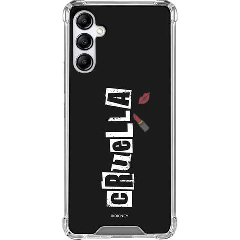 Disney Cruella (2021) Logo and Lipstick Gabb Phone 4 Clear Case