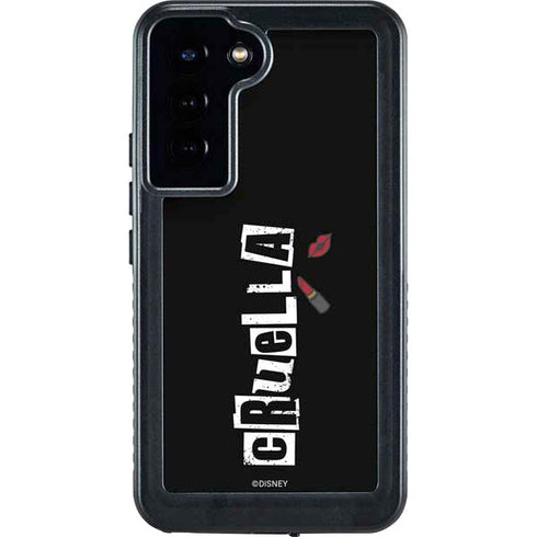 Disney Cruella (2021) Logo and Lipstick Galaxy S24 Plus Waterproof Case