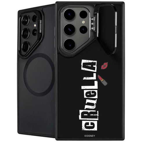 Disney Cruella (2021) Logo and Lipstick Galaxy S25 Ultra Kickstand Case