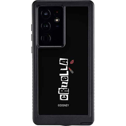 Disney Cruella (2021) Logo and Lipstick Galaxy S24 Ultra Waterproof Case